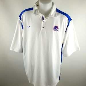 Nike Boise State Broncos Football Polo Size Large
